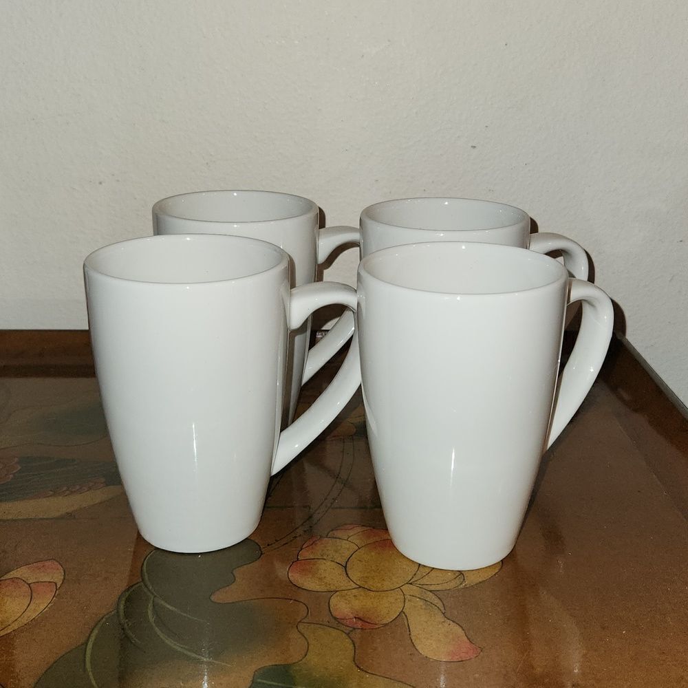 Steelite Simplicity White Quench 16 oz. Mug Set of 4 2013